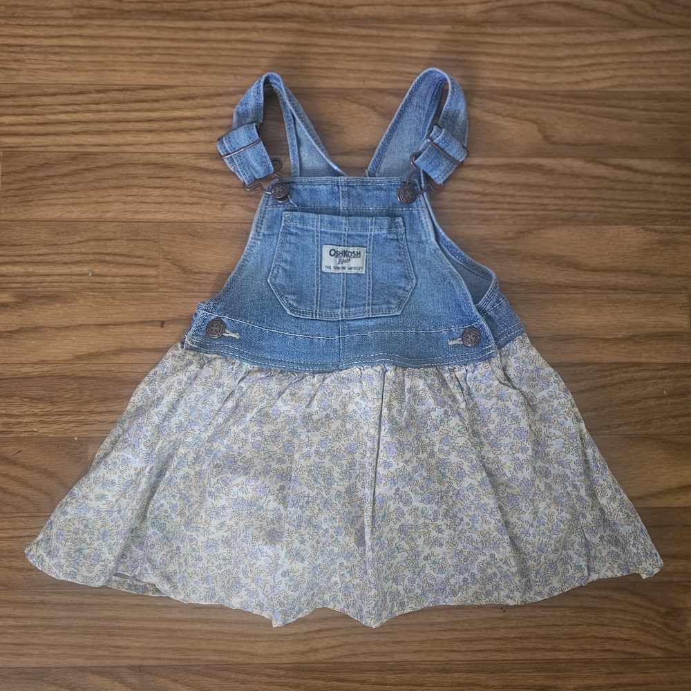 OshKosh B'gosh Blue and Cream Overalls